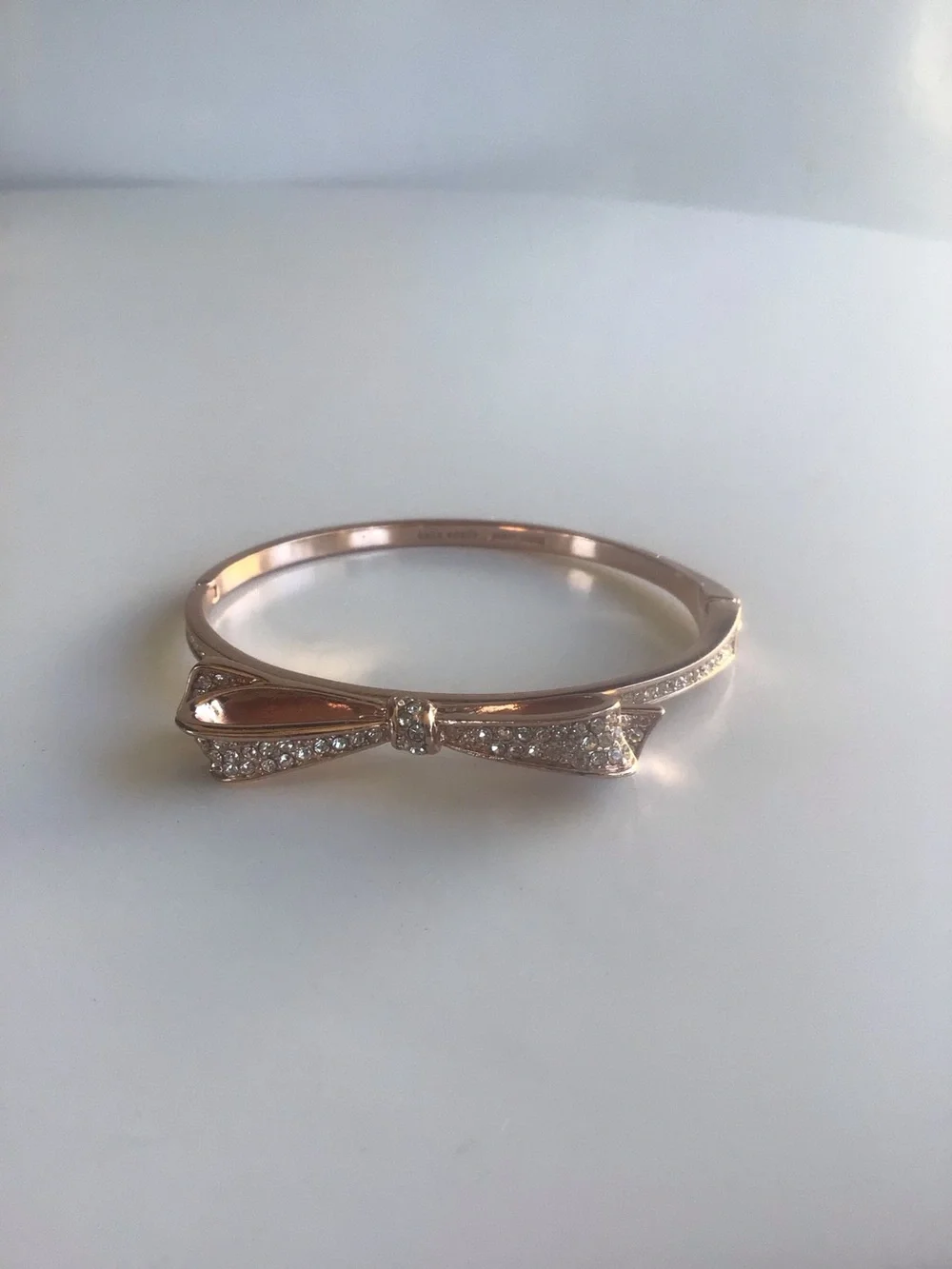 Kate Spade crystal rhinestones jewel bow bracelet